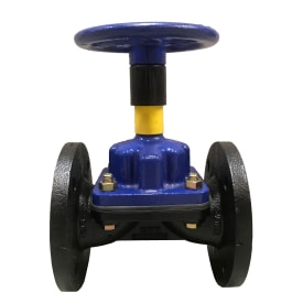 Saunders membranventil typ A 1'' stbj flänsmembran XE EPDM