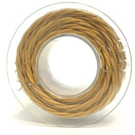 Snoet stofledning Guld