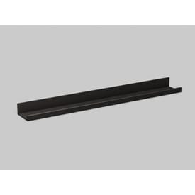Laufen Assist hylde, 80x10 cm, mat sort