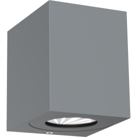 Nordlux Canto Kubi 2 vägglampa utomhus, grå
