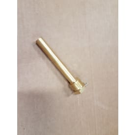 Messingrør, ½"x100 mm, med justeringsskrue, Innvendig: Ø10 mm