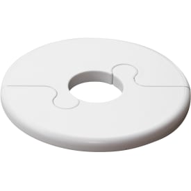 Metalwo alu fit rosett Ø16, hvit