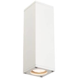 SLV Theo vägglampa utomhus, upp/ner, vit