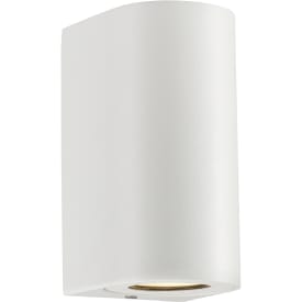 Nordlux Canto Maxi 2 vägglampa utomhus, vit