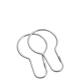 Van Der P ringar till duschdraperi, 12 st, krom