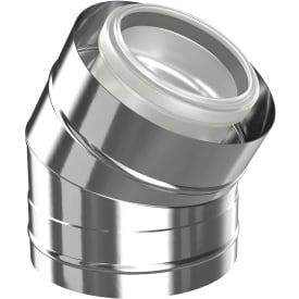 Bosch 80/125 mm 30° balanceret aftræksbøjning, rustfrit stål