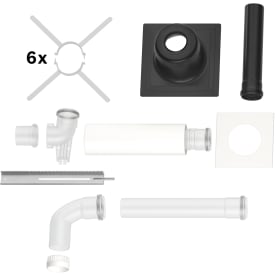 Bosch 80/125 mm aftrækspakke til skorsten, B53