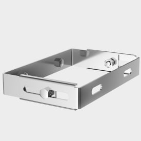 Bosch 125 mm vægbeslagforlænger, 139-222 mm, rustfrit stål