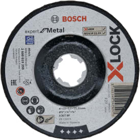 10 stk Bosch skrubskive X-Lock EFM 125x22,2x6mm