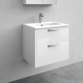 Noro City servantskap, 60x45.3 cm, hvit høyglans