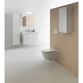 Laufen Base højskab, 35x165 cm, venstre, lys elm