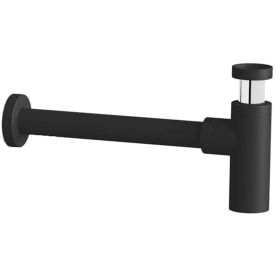 Gustavsberg Rund vattenlås, matt svart