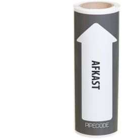 Pipecode Rørmærke - Afkast - 80mm x 5m