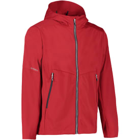 ID letvægts softshelljakke, 0836, rød, str. XL