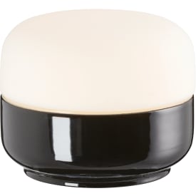 Loft- og væglampe Ohm 140/115, LED, sort, IP44