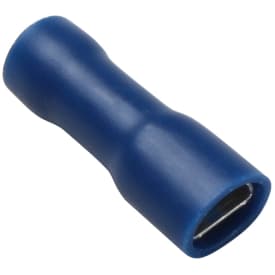 100 stk Isolerede Spademuffe blå, 1,5-2,5 mm², 4,8x0,8 mm