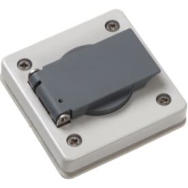 LK stænktæt stikdåse med jord