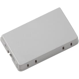 LK Fuga Blænddæksel for 1,5M ramme, ½ modul, Lysegrå