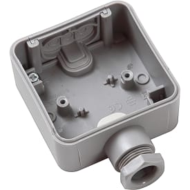 10 stk LK Opus 74 Industri underlag 1M med 1xM20 forskruning, lys mellemgrå