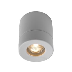 Loftlampe Light On, GU10, hvid, IP44