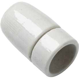 Porcelænsfatning E14 M10 glat