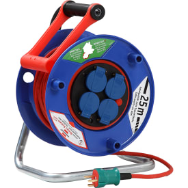 Kabelupprullare Garant Bretec 240, 25M 3G1.5, med DK vridbart uttag