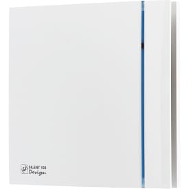 Thermex Silent 100 Design CZ badventilator, Ø100 mm, hvid