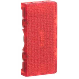 LK Fuga glimlampe for lampeholder indsats, 0,5 modul, 12/24V, rød