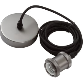 e3light E27 fatningssæt, grå