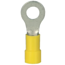 100 stk Isolerede Ringkabelsko gul, 2,75-6,0 mm², M10