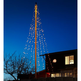Markslöjd Galax flaggstangslys, 288 LED, 8+2 meter, 24V, IP44