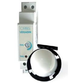 Orbis Skumringsrelæ Vegadin med separat føler til din-skinne