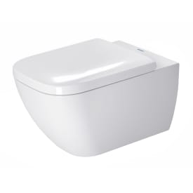 Duravit Happy D.2 væghængt toilet, antibakteriel, hvid