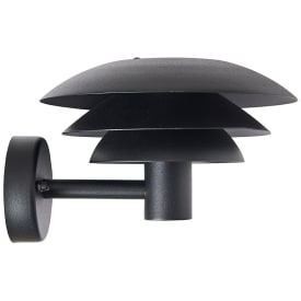 Dyberg Larsen DL20 vägglampa utomhus, svart