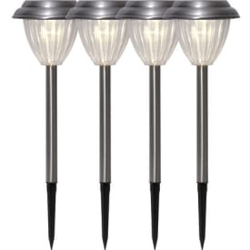 Star Trading Palma trädgårdslampa solcell, 4 st