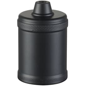 Halo Design E27 lamphållare, rå svart