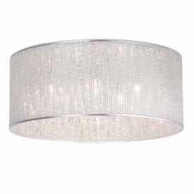 Dubai taklampa med prismaskärm Chrome G9 (exklusiv ljuskälla)