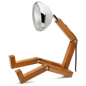 Mini Mr Wattson bordslampa, vit
