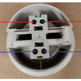 Lampesokkel E27, sort