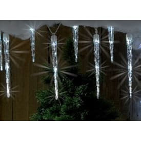 Veli Line istap lyslenke utendørs, hvit lys