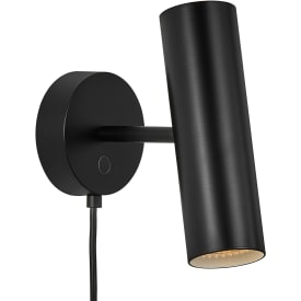 Dftp MIB 6 vägglampa, svart