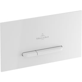 Villeroy & Boch ViConnect betjeningsplate, dobbel spyling, hvit