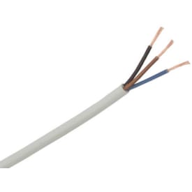 100 meter Ledning A03VV-F PKL 3x0,75 hvid S100