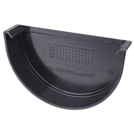 Plastmo endebund nr. 10, sort