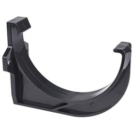 Plastmo brakett jern - rund 10" svart