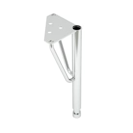 Dansani Luna Vintage støtteben, 18-22 cm, krom