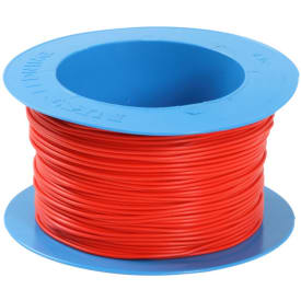 100 meter Nexans PVT installationskabel 1x2,5 mm², 90°C, rød