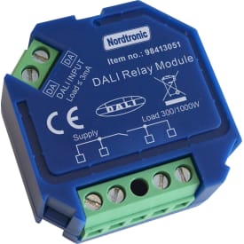Box Relay Dali LED 0-300W / Halogen 0-1000W, On/Off relæ NO
