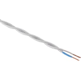 TBI stoffledning, flettet hvit, metervare