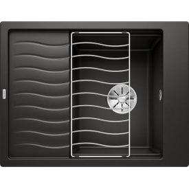 Blanco Elon 45S UX kjøkkenvask, 65x50 cm, sort